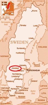 Map of Sweden