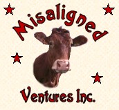 Misaligned Cow Logo